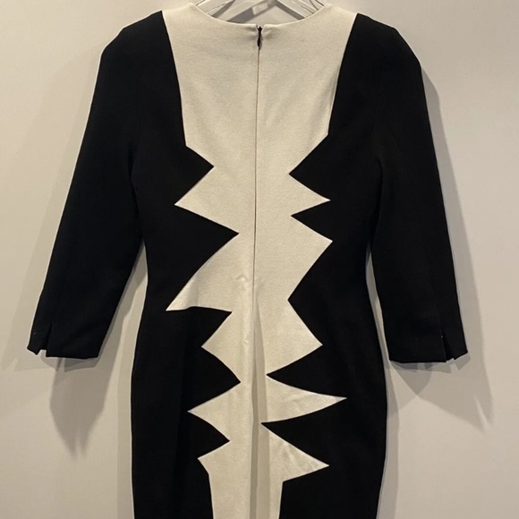Kelly Wearstler Designer Womens Dezza Colorblock Dress Size 6 (55) - Picture 4 of 7